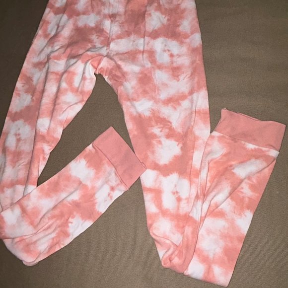 pink tie dye pajamas - Picture 4 of 5